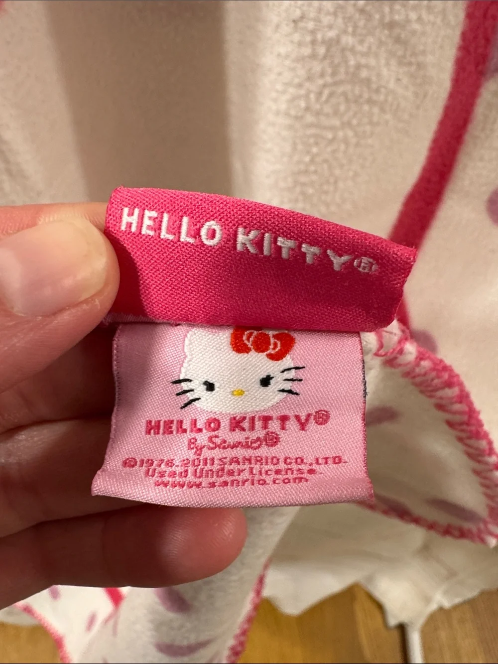Hello Kitty Sanrio fleece throw blanket 36